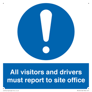 Visitors & drivers to office